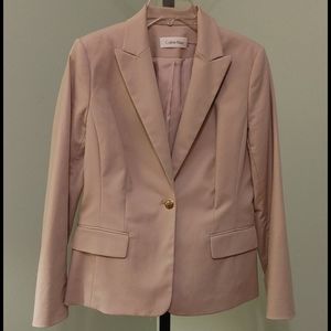 Calvin Klein Tan Khaki Blazer Jacket